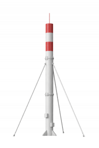Дымовая труба на растяжках H=25 м